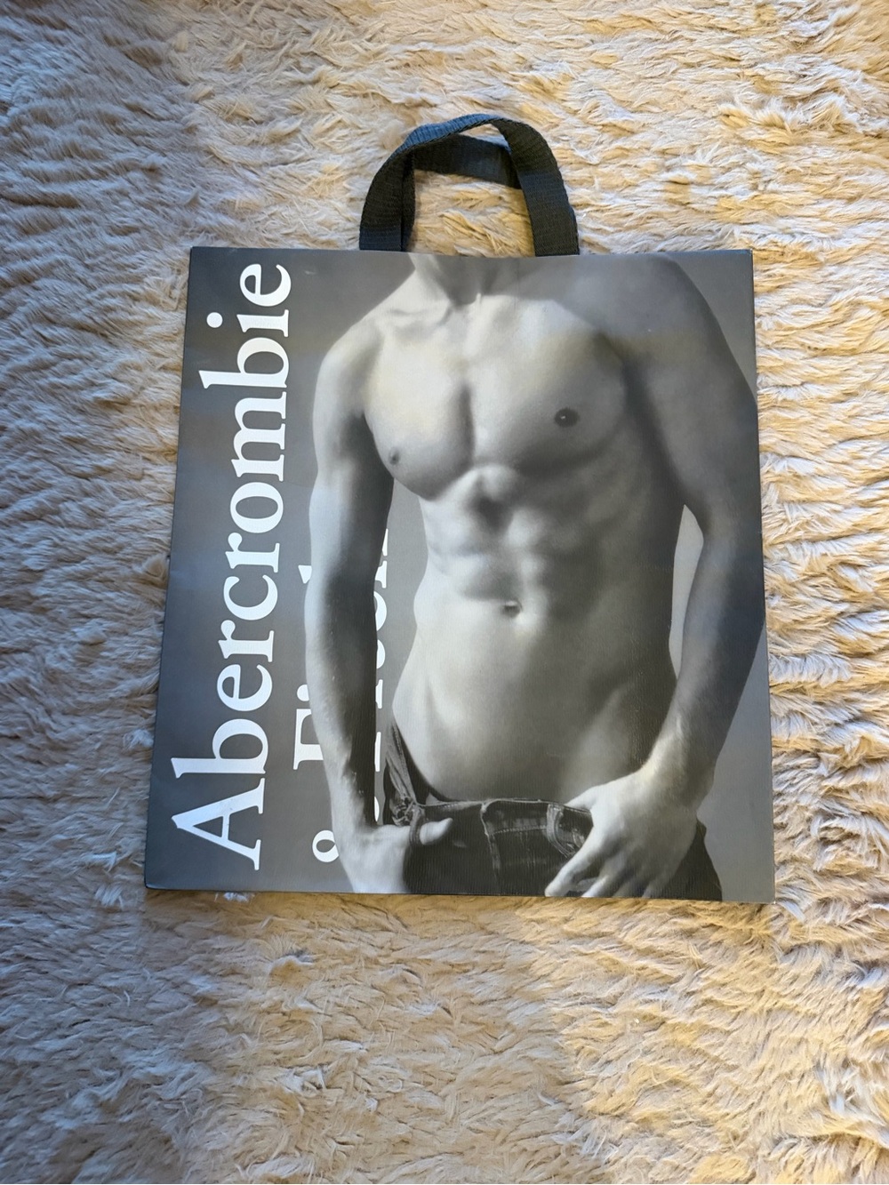 Brand new Abercrombie & Fitch black & whiteShopping bag  #abercrombie #Vintage